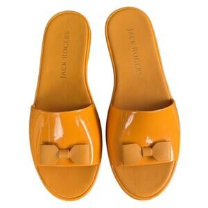 Jack Rogers Patricia bow sandals NWOB